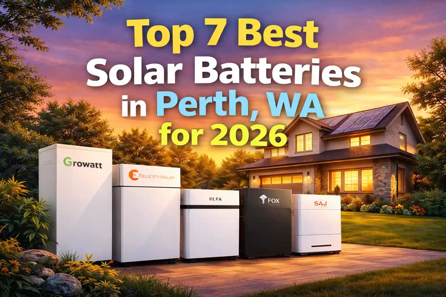 Top 7 Best Solar Battery in Perth, WA (2026 Review)