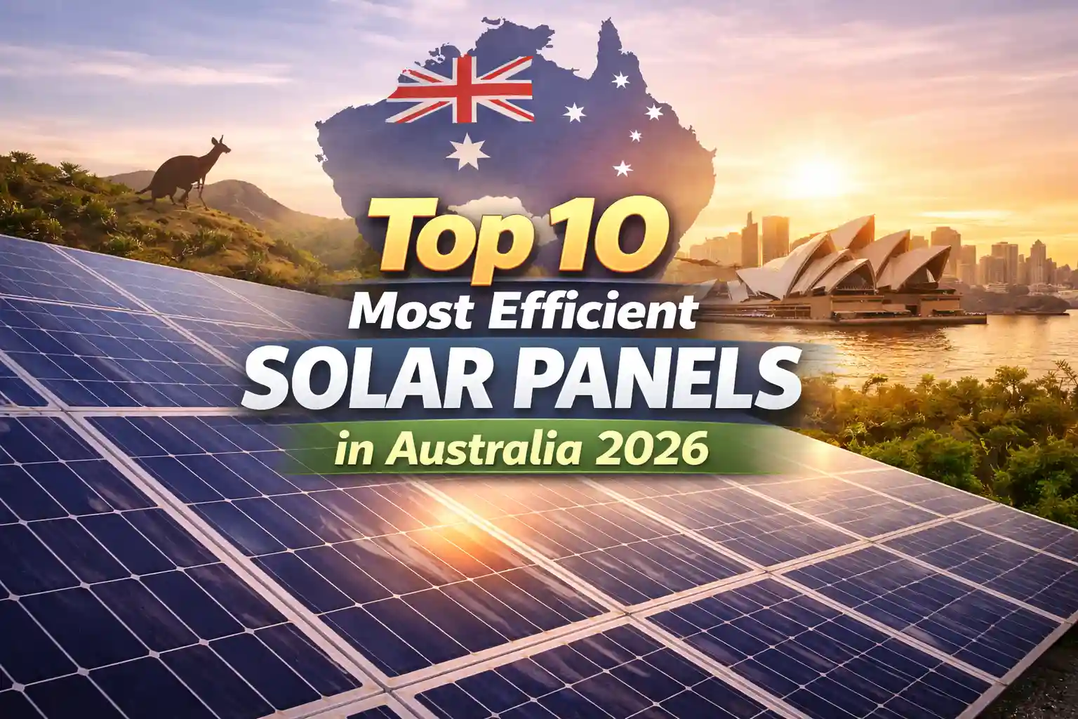 Top 10 Most Efficient Solar Panels in Australia 2026